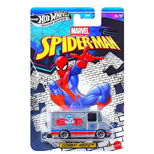 Hot Wheels 1:64 - Combat Medic - Spider-Man - 2026 Series Silver (GDG83)