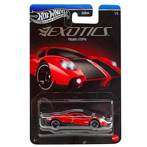 Hot Wheels 1:64 - Exotics - Automotor 2026 Silver Series - Juego de 5