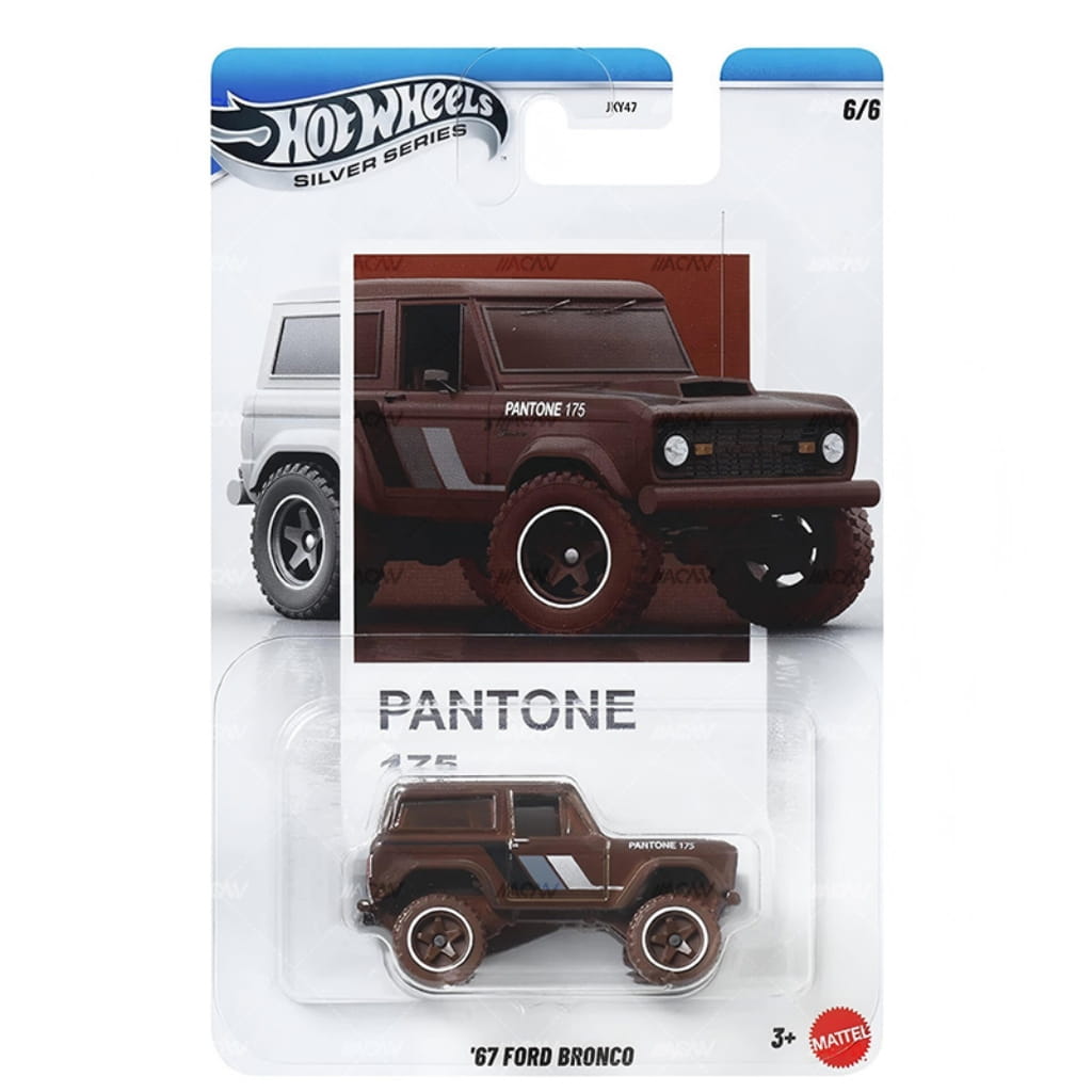Hot Wheels 1:64 - '67 Ford Bronco - 2026 Pantone Mix 2 - Silver Label