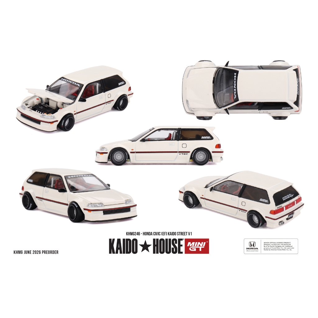 Kaido House 1:64 - Honda Civic (EF) KAIDO STREET V1