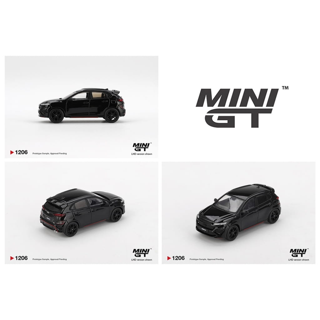 Mini GT 1:64 - Hyundai Kona N - Phantom Black - Korea Exclusive
