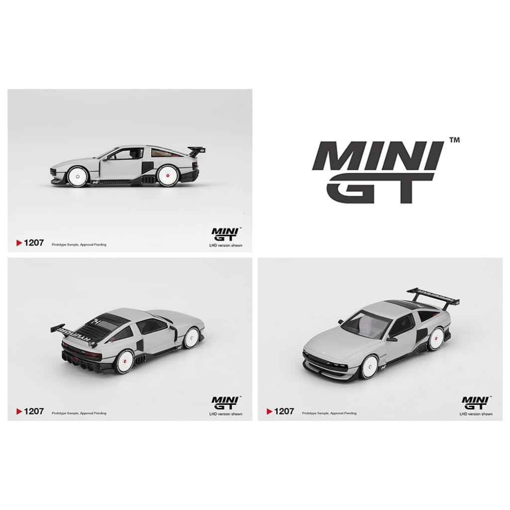 Mini GT 1:64 - Hyundai Concept N Vision 74 (VP2) - Silver - Korea Exclusive