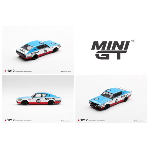 Mini GT 1:64 - Nissan Skyline Kenmeri Liberty Walk Nissan Racing ’75 concept