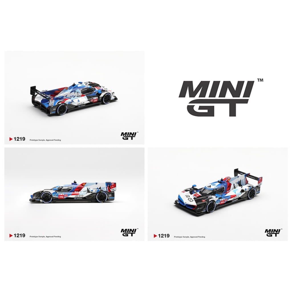Mini GT 1:64 - BMW M Hybrid V8 Hypercar #15 BMW M TEAM WRT 2024 Le Mans 24 Hrs