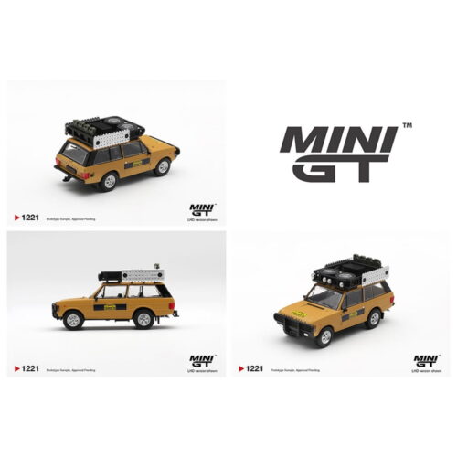 Mini GT 1:64 - Range Rover 1981 Camel Trophy Sumatra K. Stoppa & A. Valldorf