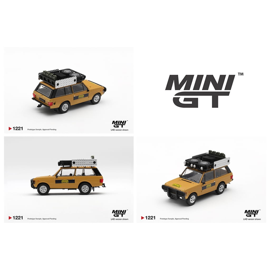 Mini GT 1:64 - Range Rover 1981 Camel Trophy Sumatra K. Stoppa & A. Valldorf