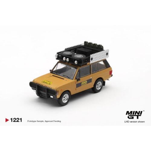 Mini GT 1:64 - Range Rover 1981 Camel Trophy Sumatra K. Stoppa & A. Valldorf