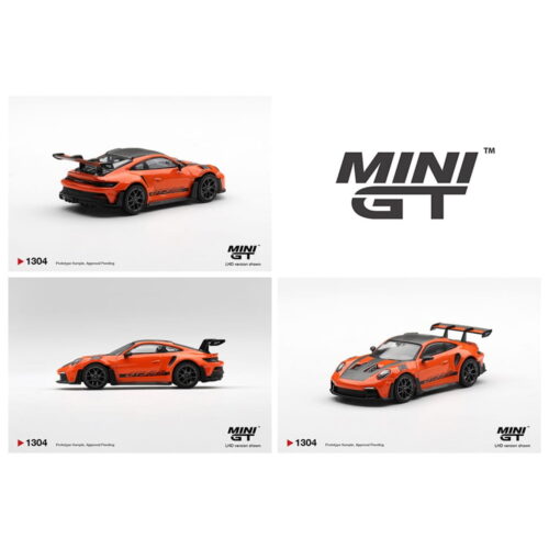 Mini GT 1:64 - Porsche 911 (992) GT3 RS Weissach Package - Gulf Orange