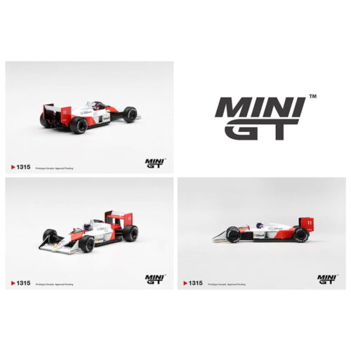 Mini GT 1:64 - McLaren MP4/4 #11 Alain Prost 1988 Canadian Grand Prix 2nd Place