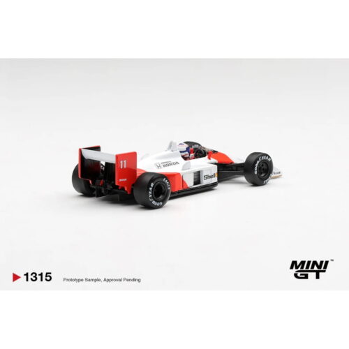 Mini GT 1:64 - McLaren MP4/4 #11 Alain Prost 1988 Canadian Grand Prix 2nd Place