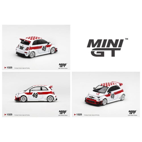 Mini GT 1:64 - Abarth 595 LB-WORKS x Abas Works 1000 TC Tribute