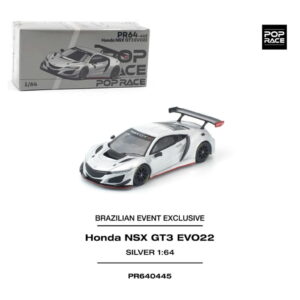 Pop Race 1:64 - Honda NSX GT3 EVO22 Plata Brazilian Event Exclusive