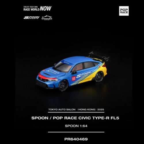 Pop Race 1:64 - Honda Civic TYPE-R FL5 SPOON - Tokyo Auto Salon (HK 2025)