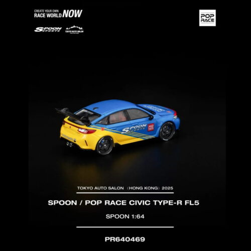 Pop Race 1:64 - Honda Civic TYPE-R FL5 SPOON - Tokyo Auto Salon (HK 2025)