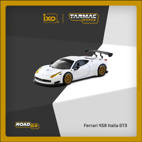 Tarmac Works 1:64 - Ferrari 458 Italia GT3 - Blanco