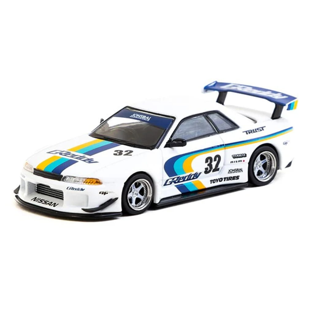 Tarmac Works 1:64 - Nissan Skyline GT-R R32 Widebody Jonsibal Designworks & GReddy - MiJo Exclusives