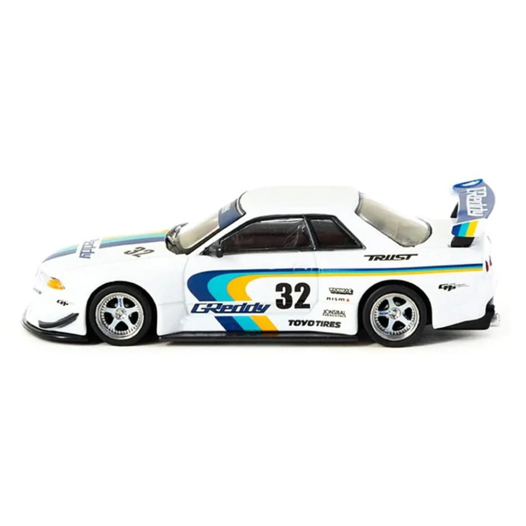 Tarmac Works 1:64 - Nissan Skyline GT-R R32 Widebody Jonsibal Designworks & GReddy - MiJo Exclusives
