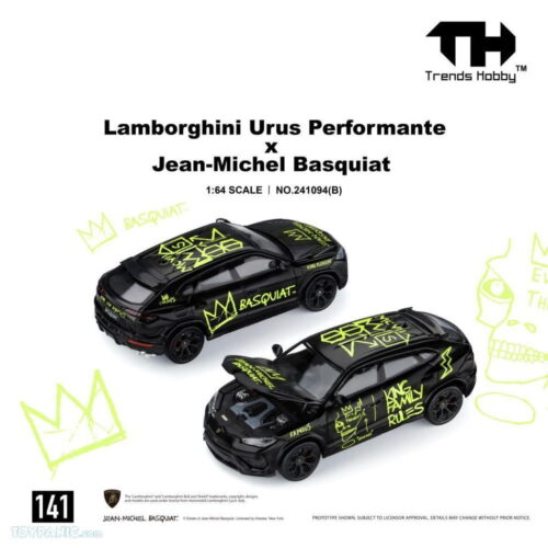Trends Hobby 1:64 - Lamborghini Urus Performance X Basquiat (Negro Mate)
