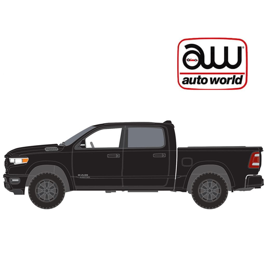 Auto World 1:64 - 2020 Dodge Ram 1500 Limited (Negro)