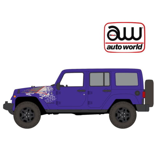 Auto World 1:64 - 2016 Jeep Wrangler Backcountry Edition (Púrpura Extremo)