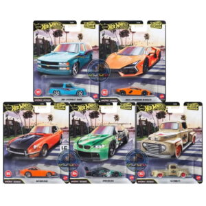 Hot Wheels 1:64 - 2026 Boulevard Series Mix 5 - Juego de 5 (161-165)