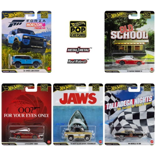 Hot Wheels Pop Culture 2026 Mix 6 - Juego de 5