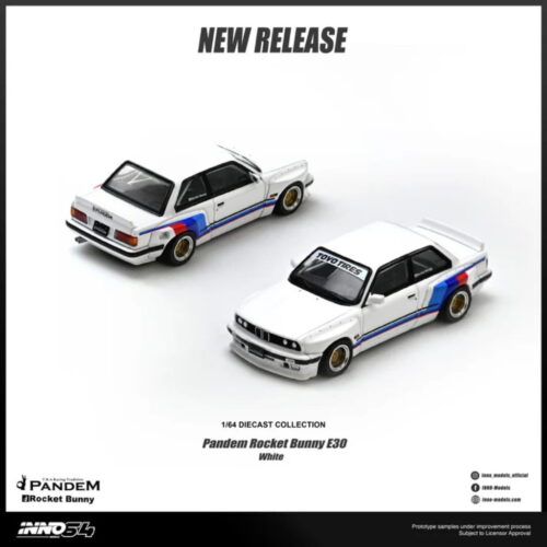 Inno64 1:64 - Pandem Rocket Bunny E30 White IN64-E30P-WHI