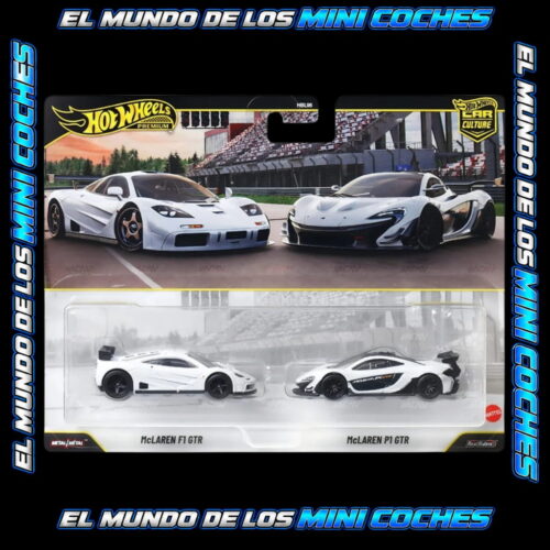 Hot Wheels 1:64 - McLaren F1 GTR / McLaren P1 GTR (McLaren) - 2026 Car Culture 2-Packs Mix 4