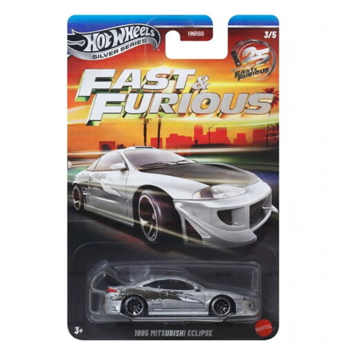 Hot Wheels 1:64 - 1995 Mitsubishi Eclipse - Fast & Furious: Silver Aniversario Series (2026)