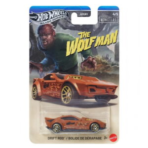 Hot Wheels 1:64 - Drift Rod (The Wolfman) - Universal Monsters Series (GDG83)