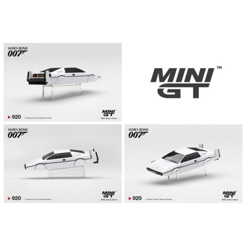 Mini GT 1:64 - James Bond 007 Lotus Esprit S1 “The Spy Who Loved Me” Submarine - Embalaje Inglés