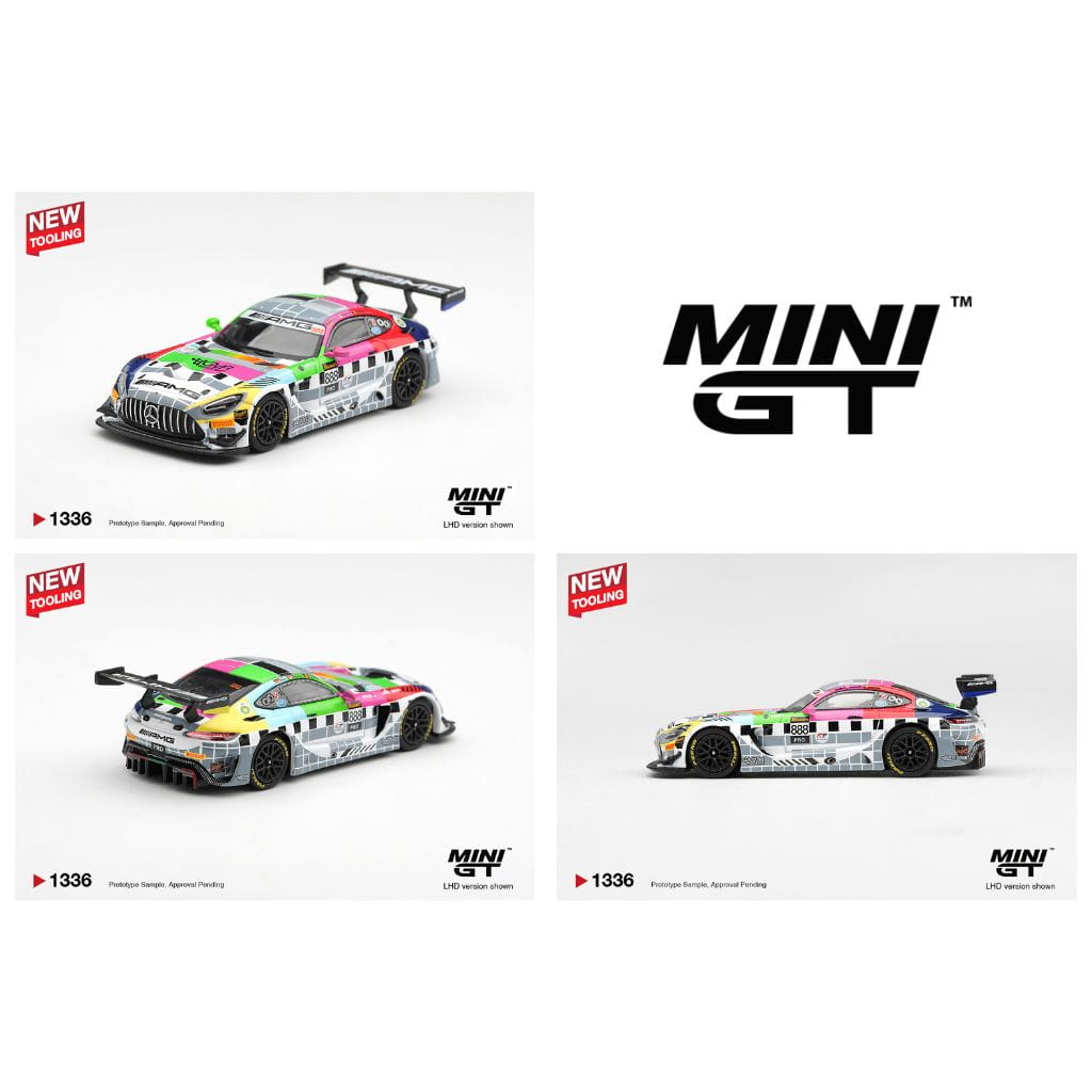 Mini GT 1:64 - Mercedes-AMG GT3 #888 Mercedes-AMG Team GMR Meguiar´s Bathurst 12 Hour 2025