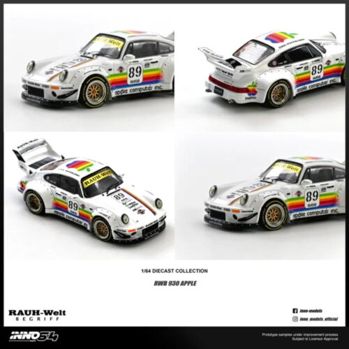 Inno64 1:64 - RWB 930 #89 Apple Livery IN64-RWB930-APPLE