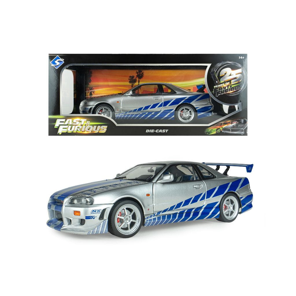 Solido 1:18 - Nissan Skyline GT-R (R34) 2 Fast 2 Furious Brian