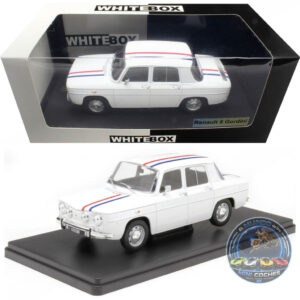 WhiteBox 1:24 - 1964 Renault 8 Gordini Blanco Decorado 124206