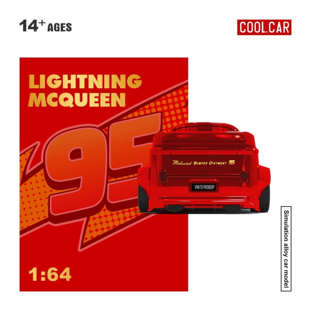 Cool.Car 1:64 - Volkswagen T1 Pickup Lightning McQueen