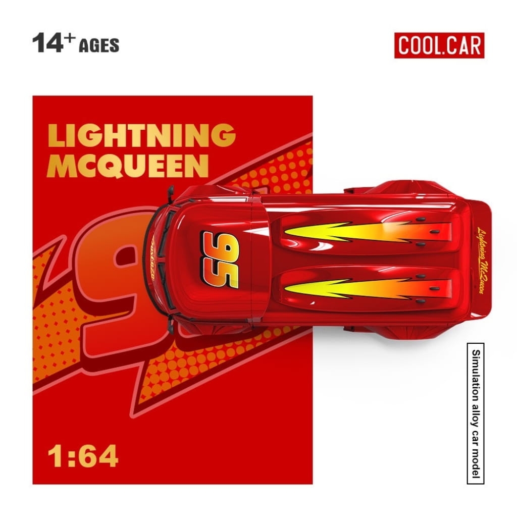 Cool.Car 1:64 - Volkswagen T1 Pickup Lightning McQueen