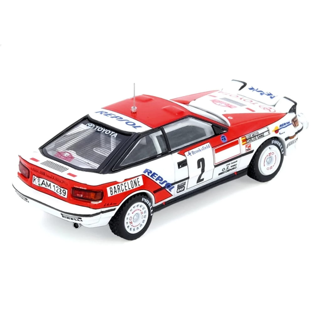 Inno64 1:64 - Toyota Celica GT-Four (ST165) #2 Winner Rally Monte-Carlo 1991 C. Sainz - L. Moya