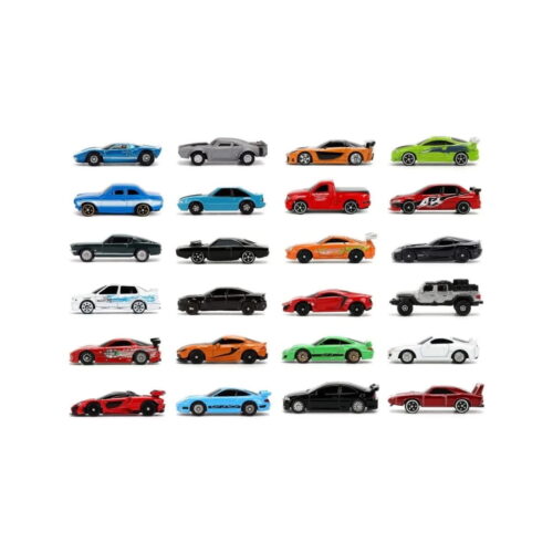Jada - Fast & Furious Nano Hollywood Rides Calendario de Adviento - Caja con 24 Nano Coches