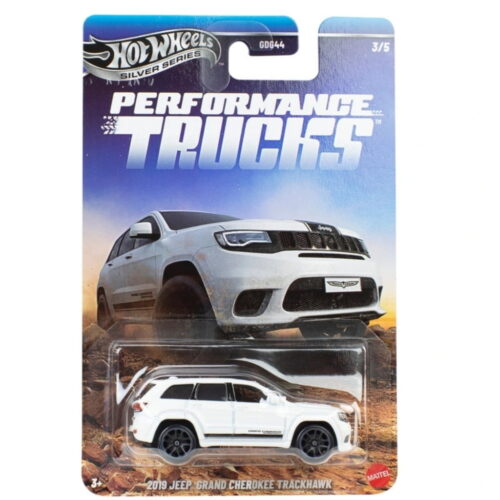 Hot Wheels 1:64 - 2019 Jeep Grand Cherokee Trackhawk - Performance Trucks - Automotor (GDG44) 2026 Series Silver