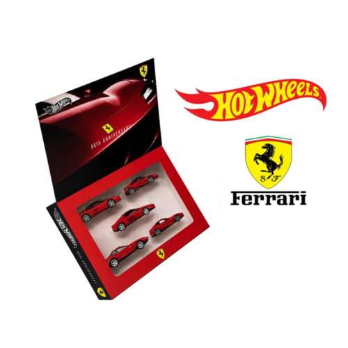 Hot Wheels 1:64 - Silver Series Ferrari 80th Anniversary 5 Pack