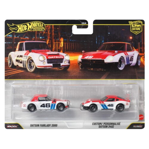 Hot Wheels 1:64 - Datsun Fairlady 2000 / Custom Datsun 240Z (BRE) - 2027 Car Culture 2-Packs Mix 1