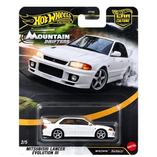 Hot Wheels Premium 1:64 - 1995 Mitsubishi Lancer Evolution III - Mountain Drifters - 2027 Car Culture