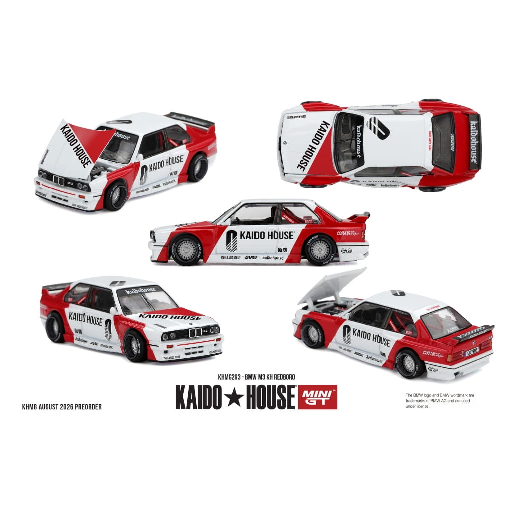 Kaido House 1:64 - BMW M3 (E30) KH REDBORO 1989