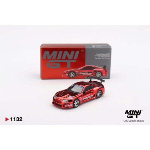 Mini GT 1:64 - Toyota Supra (A80) Top Secret GT300 Red Chrome