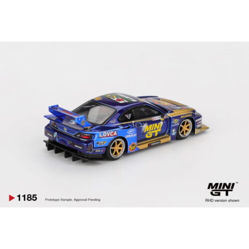 Mini GT 1:64 - Nissan Silvia S15 LB-SUPER SILHOUETTE #555 Team Mini GT Liberty Walk FORMULA DRIFT