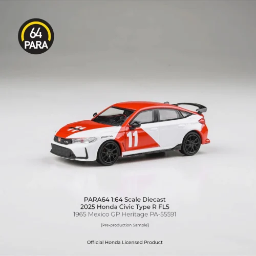 Para64 1:64 - '25 Honda Civic Type R FL5 1965 México GP