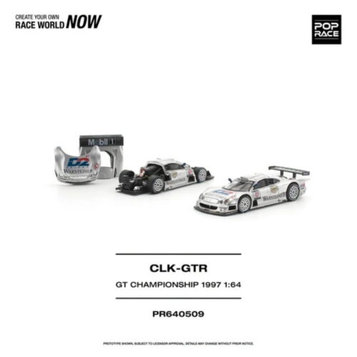 Pop Race 1:64 - 1997 Mercedes Benz AMG CLK GTR FIA GT Championship