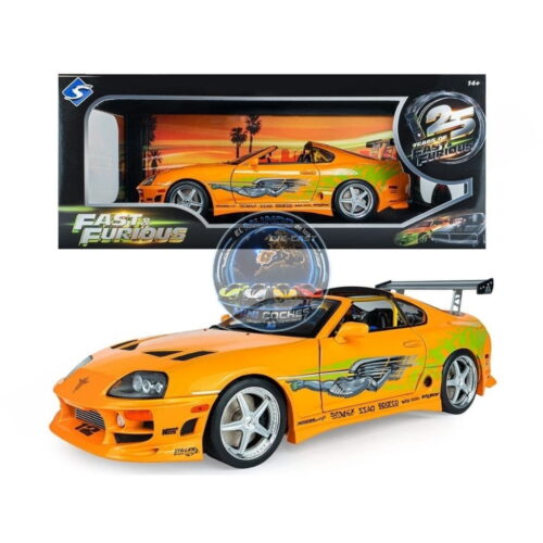 Solido 1:18 - 2001 Toyota Supra MK4 (A80) Brian O'Conner "Especial 25 Aniversario Fast & Furious I"