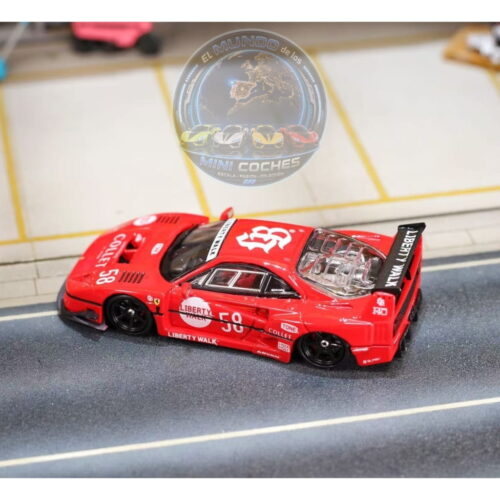 Street Weapon + Ghost Player - Ferrari F40 LBWK #58 - Rojo